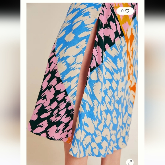 COREY LYNN CALTER ANTHROPOLOGIE  Bias Midi Skirt - Picture 9 of 10